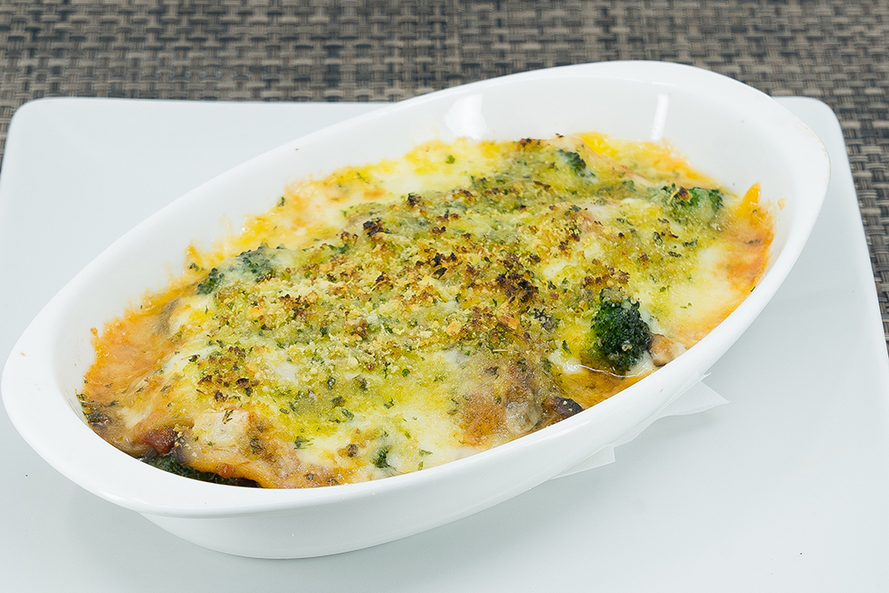 牛肉のポルペッティと茸・４種チーズのスパイシーグラタン ￥1,700